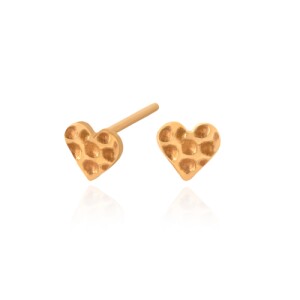 گوشواره طلا طرح قلب کد FE140