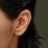 گوشواره طلا طرح قلب کد FE100