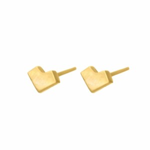 گوشواره طلا طرح قلب کد FE100