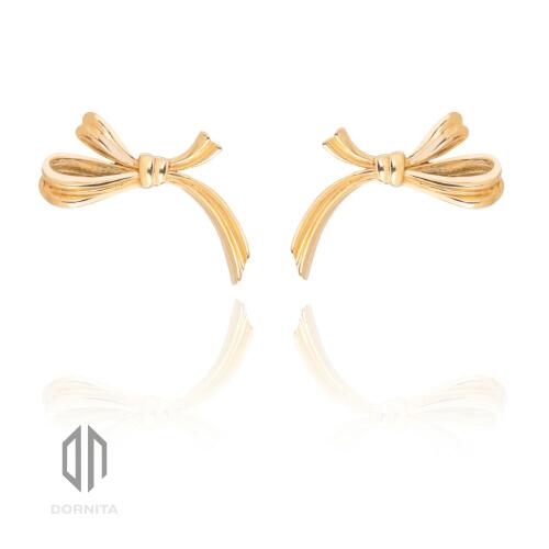 گوشواره طلا طرح پاپیون کد 487CE