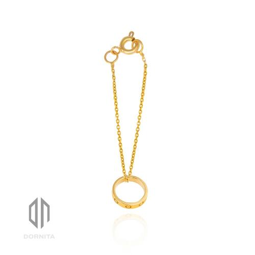 آویز ساعت طلا طرح LOVE کارتیر کد 357WP