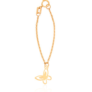 آویز ساعت طلا طرح پروانه کد FW107