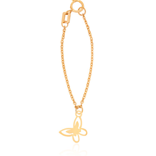 آویز ساعت طلا طرح پروانه کد FW107