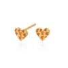 گوشواره طلا طرح قلب کد FE140