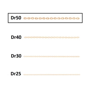 زنجیر طلا ضخیم کد FD103