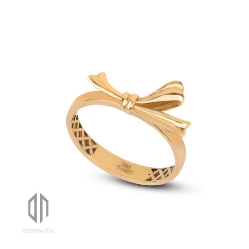 انگشتر طلا طرح پاپیون کد 741CR