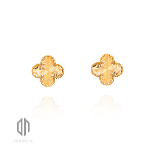 گوشواره طلا طرح ونکلیف کد 521CE
