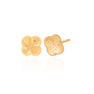 گوشواره طلا طرح ونکلیف کد FE152