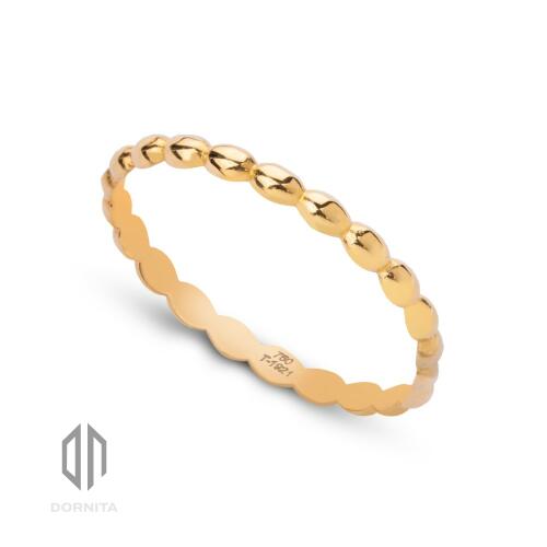 انگشتر ظریف طلا کد 709CR