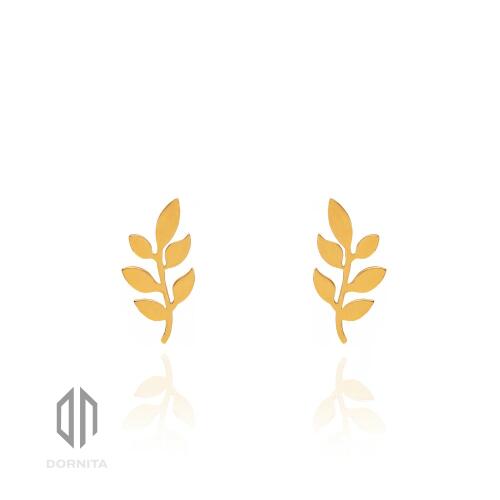 گوشواره طلا طرح برگ کد 687LE