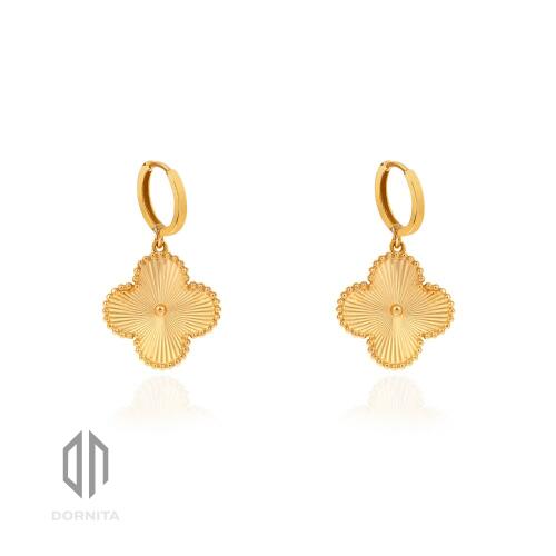 گوشواره طلا طرح ونکلیف کد 305CE