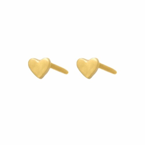 گوشواره طلا طرح قلب کد FE107