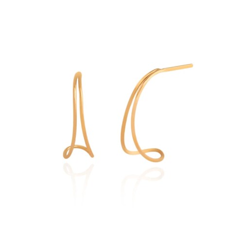 گوشواره طلا طرح مینیمال کد FE133